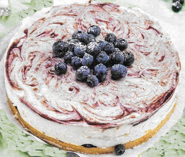 Käsekuchen mit Heidelbeeren ohne backen – Backraum24 – Backrezepte und mehr